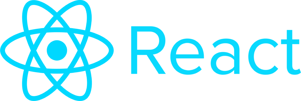 react logo wordmark